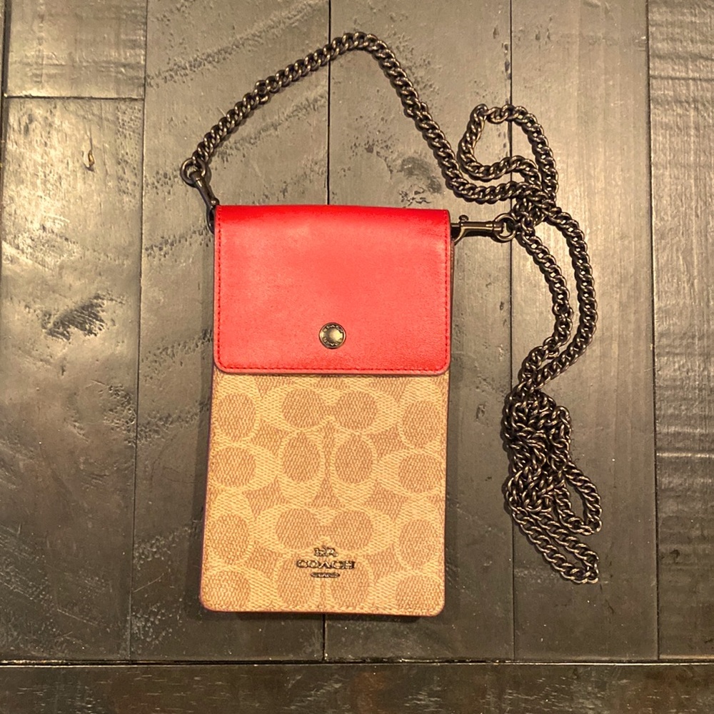 Genuine Coach Phone Purse Wallet Gently Used